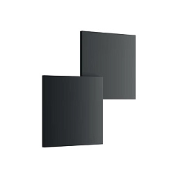 14642 2027 Lodes Puzzle настенный светильник черный двухсекционный геометрический