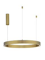 Triac Dimmable Brass Gold Aluminium & Acrylic LED 50 Watt 220-240Volt 2968Lm 3000K IP20 D: 80 H: 200 cm