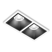 Потолочные светодиодные светильники Led technology NEW KUB IN 22.30 W 2FW NO DIM черный + белый