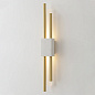 Бра Crystal Lux CARTA AP6W LED WHITE/BRASS — фото 2
