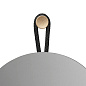 2655-0008 Lasso Design House Stockholm Круглое настенное зеркало в современном стиле с чёрной отделкой — фото 2