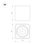 Накладной потолочный светильник Arlight SP-CUBUS-S100x100-8W — фото 1