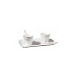 SE10100 Seletti ART DE LA TABLE кофейный сервиз 6 чашек + 6 палочек для размешивания + 1 поднос из фарфора — фото 3