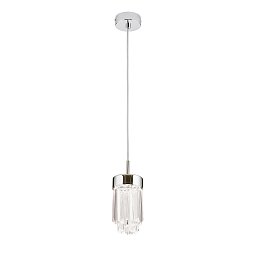 HL 6-1702 chrom (LED9W/600lm/3000K) Orion Prism Подвесной светильник с хрусталём