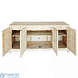 Driftwood Lattice Credenza Global Views шкаф