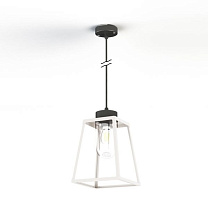 Lampiok 1 N° 4; Clear glass E27 52W; White