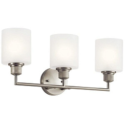Lynn Haven 3 Light Vanity Light Brushed Nickel настенный светильник 55047NI Kichler