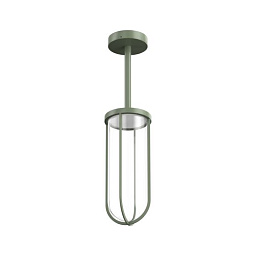 Flos In Vitro потолочный светильник цилиндрической формы зелёного цвета