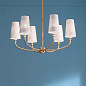 Adeena 26.75" 6 Light Chandelier Brushed Natural Brass люстра 52508BNB Kichler — фото 5