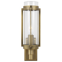 Flynn Sconce состаренная латунь с прозрачным стеклом