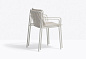Tribeca Стальной садовый стул с порошковым покрытием Pedrali 3665