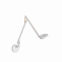 String W2 Mini DWT настенный светильник с регулируемым кронштейном оранжевый; матовый белый