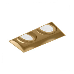 STRANGE petit 2.0 LED Champagne Wever Ducre Strange встраиваемый потолочный светильник двойной золотой