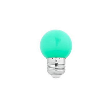 17473 светодиодная лампа G45 GREEN E27 1W LED Faro barcelona