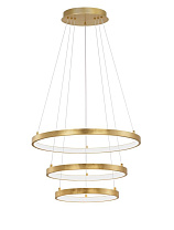 Triac Dimmable Gold Leaf Aluminium & Acrylic LED 83 Watt 220-240Volt 4980Lm 3000K IP20 D: 61 H: 150 cm