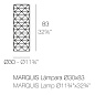 Напольный светильник Marquis Lamps Ø30x83 Vondom — фото 1