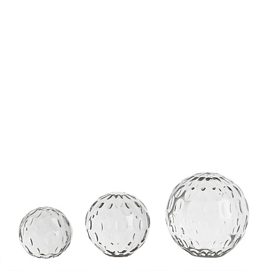 107125 Paper Weight Croydon glass set of 3 декор Eichholtz