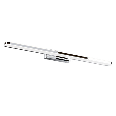 настенная подсветка для зеркала хромированная с удлинённой планкой