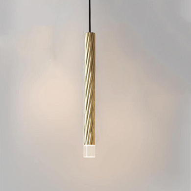 TB50T153 Lumen Center Tøbtwist 50 SP подвесной светильник из латуни латунь полированная