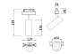 TR019-2-10W4K-MG Maytoni Focus LED Трековый светильник 9W 850лм Черный — фото 1