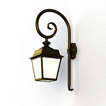 Place des Vosges 1 Tradition N° 5; Frosted glass E27 105W; Gold patina