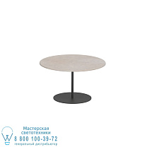 СТОЛИК BUTLER Ø60CM H35CM АНТРАЦИТОВЫЙ ЛАВАСТОН ЖЕМЧУГ Royal Botania