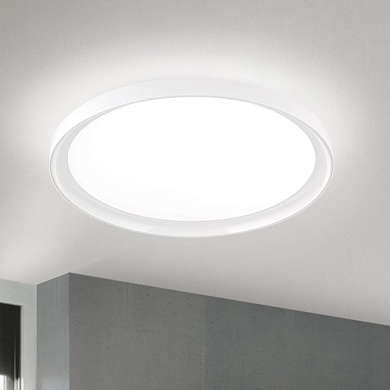 накладной потолочный LED-светильник с ровным круглым рассеивателем
