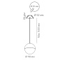 BALL P 10.30 W + BASE V Led Technology подвесной светильник — фото 1