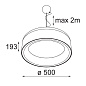 Soufflé suspension down LED 1-10V GI подвесной светильник Modular