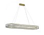 Подвесной светильник Newport Crystal 8242N/140 C oval euromat.gold — фото 1