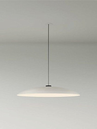 Santa and Cole Headhat Plate подвесной светильник с гладким плоским плафоном белого цвета
