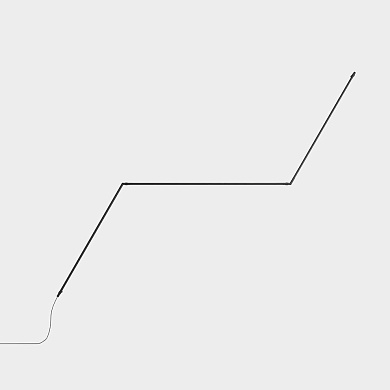 настенный модульный светильник с угловым поворотом профиля