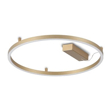 Потолочный светильник Oracle Slim PL D050 ROUND 3000K ON-OFF Ideal Lux 370217, латунь