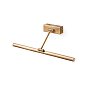 61084 MAGRITTE-2 LED Old gold picture wall light 8W настенный светильник Faro barcelona — фото 1