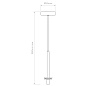 1429024 Tacoma Pendant Astro lighting подвесной светильник латунь под старину — фото 7