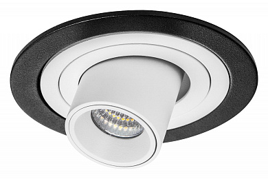 встраиваемый потолочный светильник черный