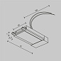 TRA084B-11W Maytoni Accessories for tracks Radity Комплектующие для систем освещения с токоведущими элементами Белый — фото 7