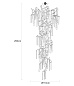 Подвесной светильник SERIP Glamour Stalactite — фото 3