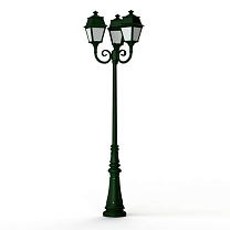 Avenue 2 N° 11; Opal PMMA Built-in LED 2700°K warm white 3x13W; British green