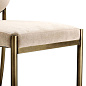 110808 Dining Chair Scribe greige velvet стул Eichholtz