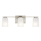 Roehm 3 Light Vanity Light Brushed Nickel настенный светильник 55017NI Kichler — фото 1