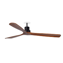LANTAU L RECESSED Black/walnut fan TUYA