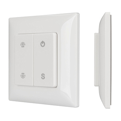 028300 Arlight Панель SMART-P46-DIM-P-SUF (3V, 1 зона, Knob, 2.4G)