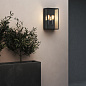 1183027 Messina Twin Astro lighting настенный светильник текстурированный чёрный — фото 3