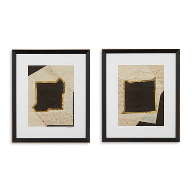 Принт Creased Umber Eichholtz 119748