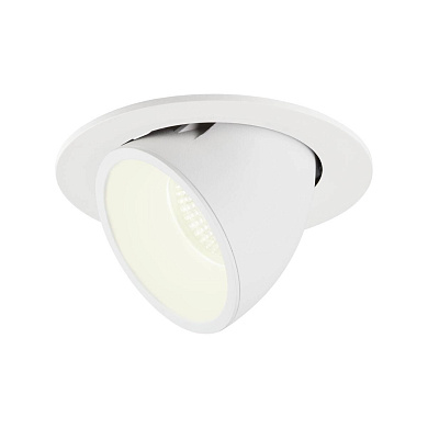 1006027 SLV NUMINOS® GIMBLE L DL светильник встраиваемый 700мА 25.4Вт с LED 4000K, 2450лм, 55°, белый