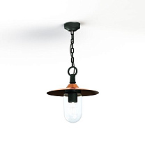 Montana N° 1; Clear glass E27 105W - Lacquered copper dome; Slate grey