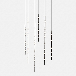 00-8307-05-M1 Leds C4 Dew подвесной светильник с каскадом длинных тонких подвесов