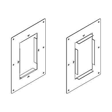 Монтажная пластина Kreon Side In-Line 40 x 100 KR775323