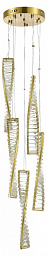 SL6205.303.05 ST-Luce Elica подвесной светильник, 11Вт, 3000K, 4675лм, латунь